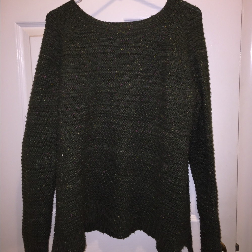 Green sweater